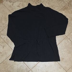 Liz Claiborne Charcoal Fleece Pullover